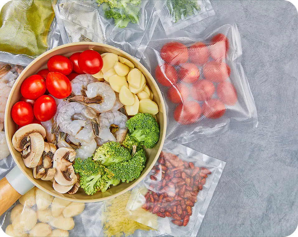 Plastic flexible packaging bag film