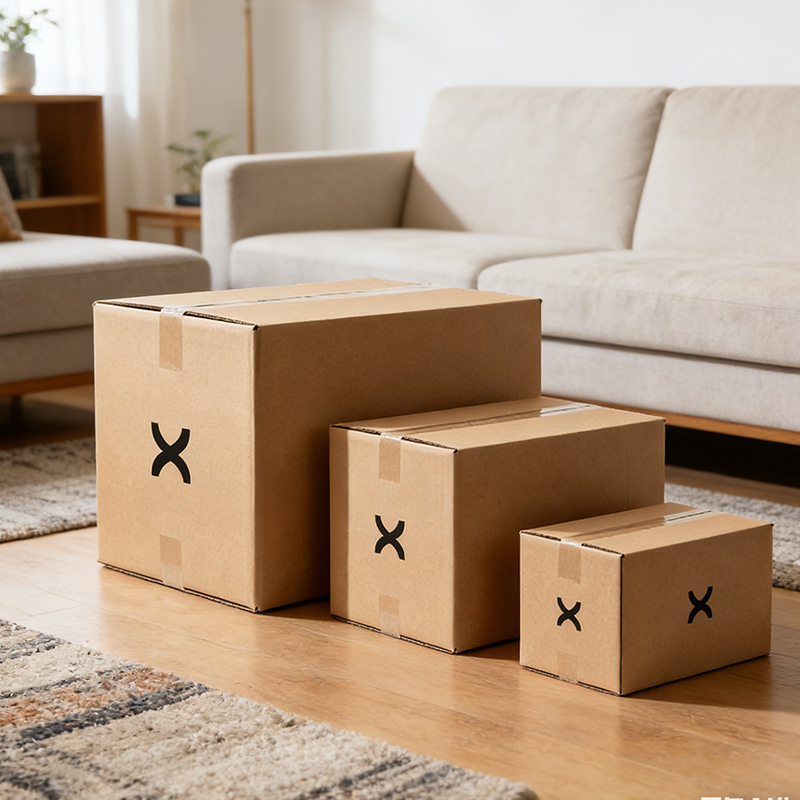 Custom-Made Kraft Paper Corrugated Box