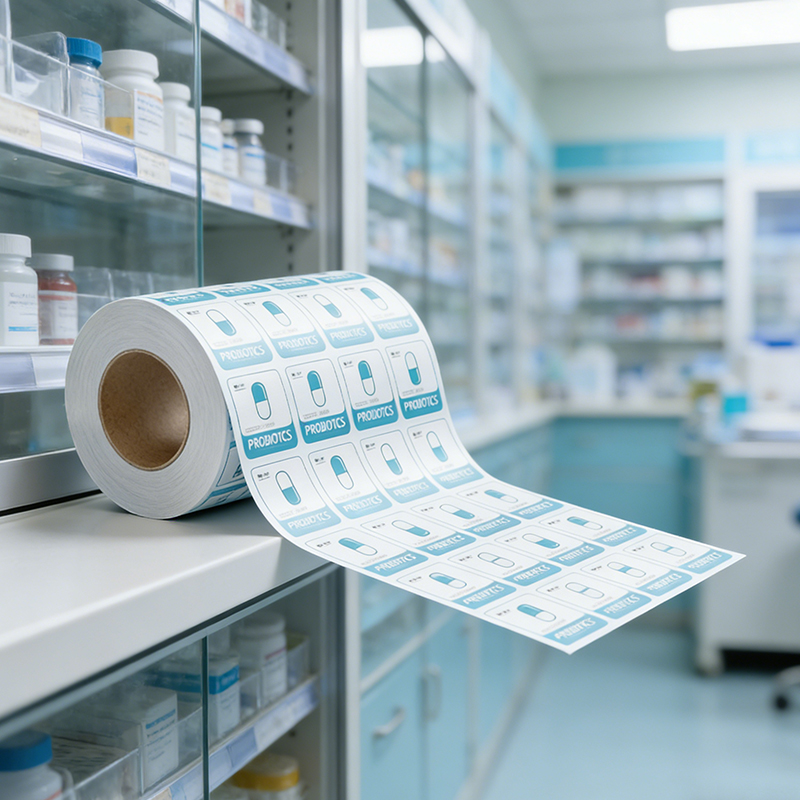 YSPET/AL/YSPE Multi-Layer Composite Easy-Tear Bag Roll Film for Medical Probiotic