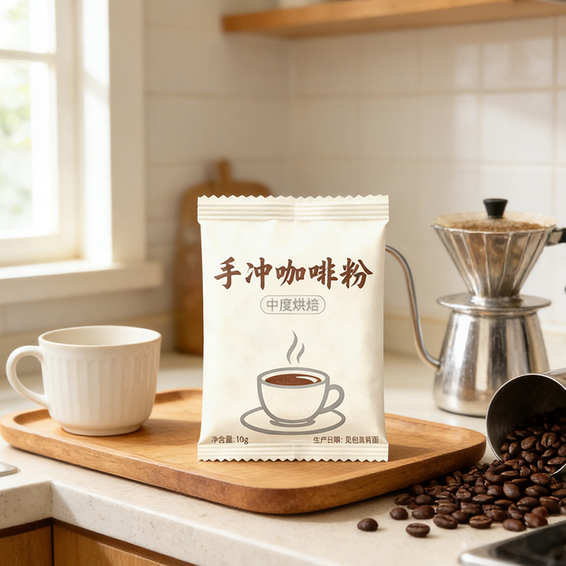 YSPET/AL/YSPE Multi-Layer Composite Easy-Tear Coffee Square Bag Film