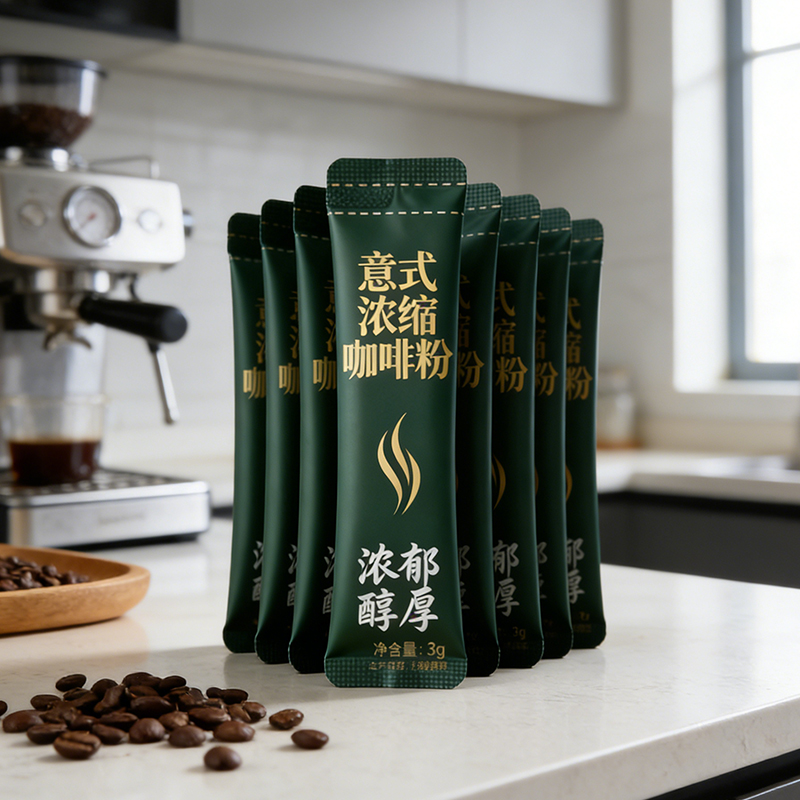 YSPET/AL/YSPE Multi-Layer Quike-Open Easy-Tear Coffee Strip Bag Film