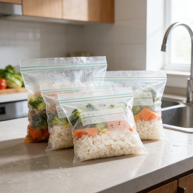 PET/PA/RCPP, PET/AL/PA/RCPP Transparent Composite Retort Pouch Film