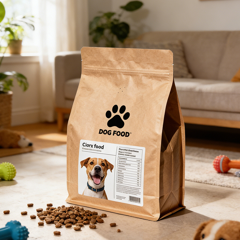 Multi-Layer Kraft Paper-Based Composite Film for Pet Food Packaging Bags