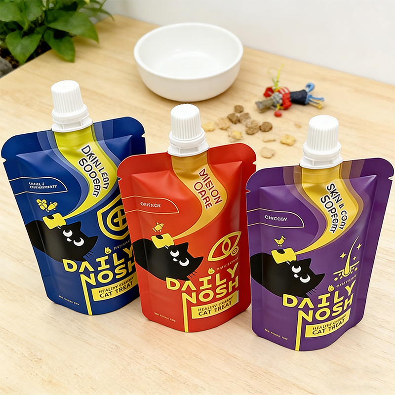 Three-Side Seal Stand-Up Spout Pouch